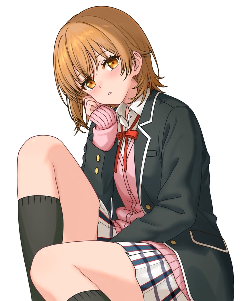 isshiki iroha (yahari ore no seishun lovecome wa machigatteiru.) drawn by feichu_keju