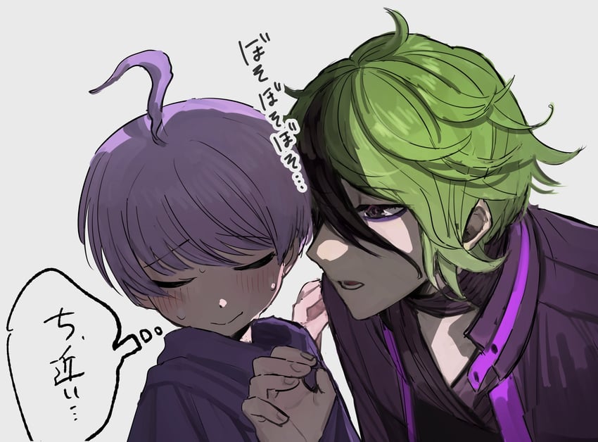 yuma kokohead and vivia twilight (master detective archives: rain code) drawn by don_(daicon_www)