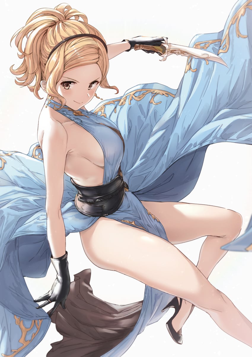 djeeta and smart elegance (granblue fantasy) drawn by akita_hika