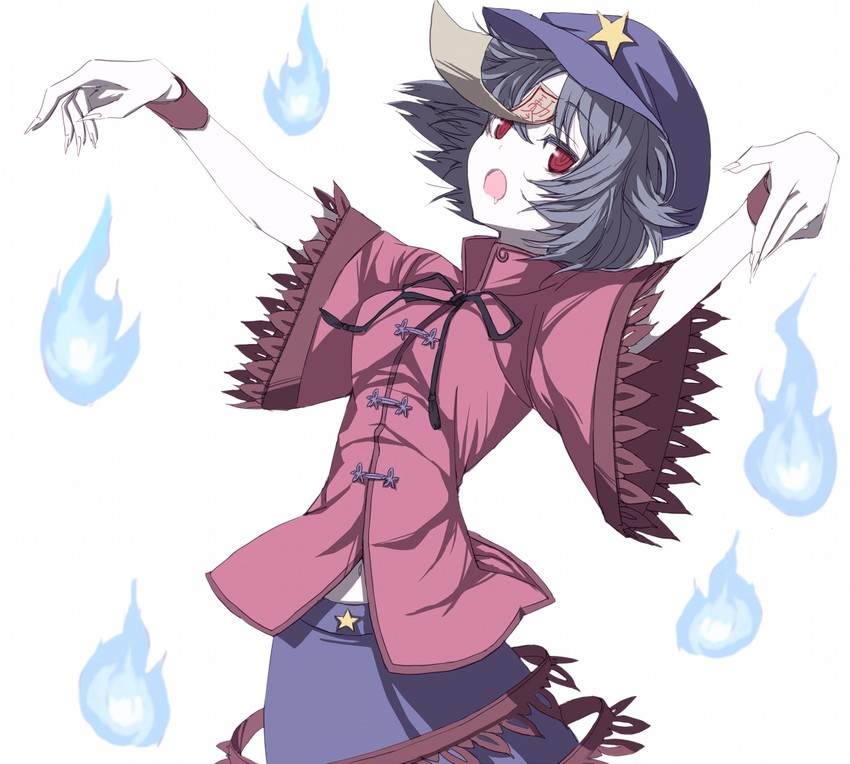 miyako yoshika (touhou) drawn by kuronuko_neero