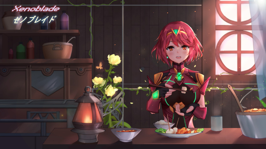 pyra (xenoblade chronicles and 1 more) drawn by yoruciel