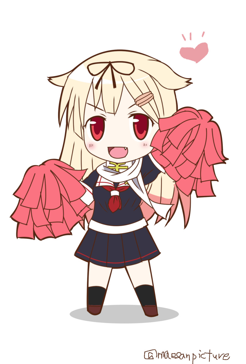 yuudachi and yuudachi kai ni (kantai collection) drawn by mae_(maesanpicture)