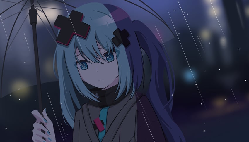 hatsune miku and batsu miku (vocaloid and 2 more) drawn by resist_(2826335)