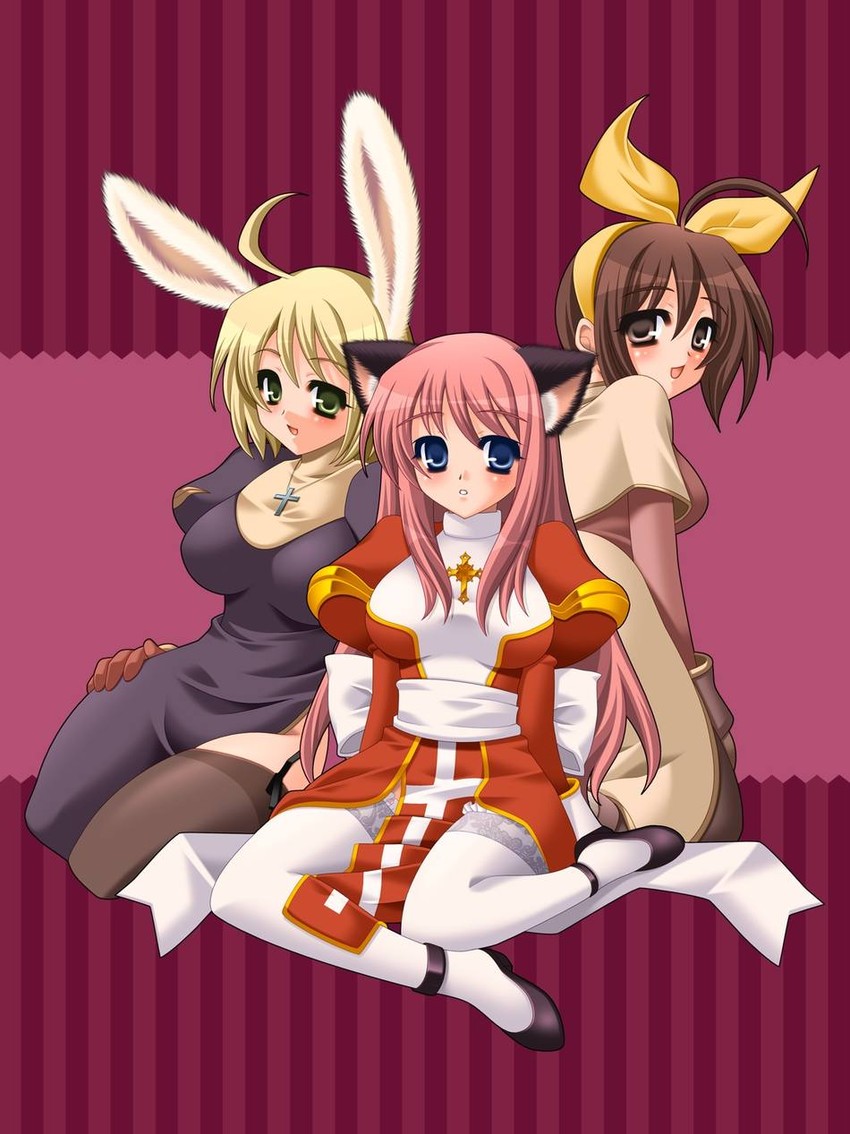 high priest, priest, and acolyte (ragnarok online) drawn by hakoiri_nyanko