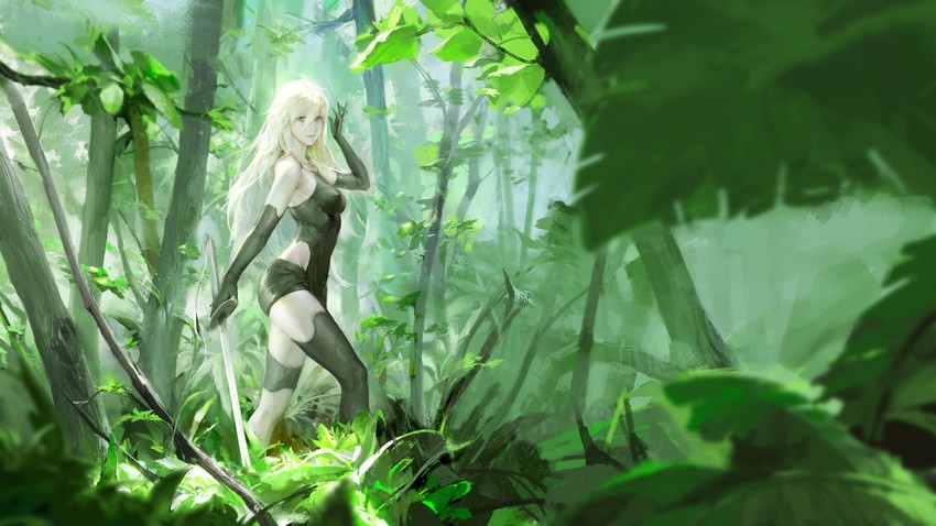 a2 (nier and 1 more) drawn by san_tez