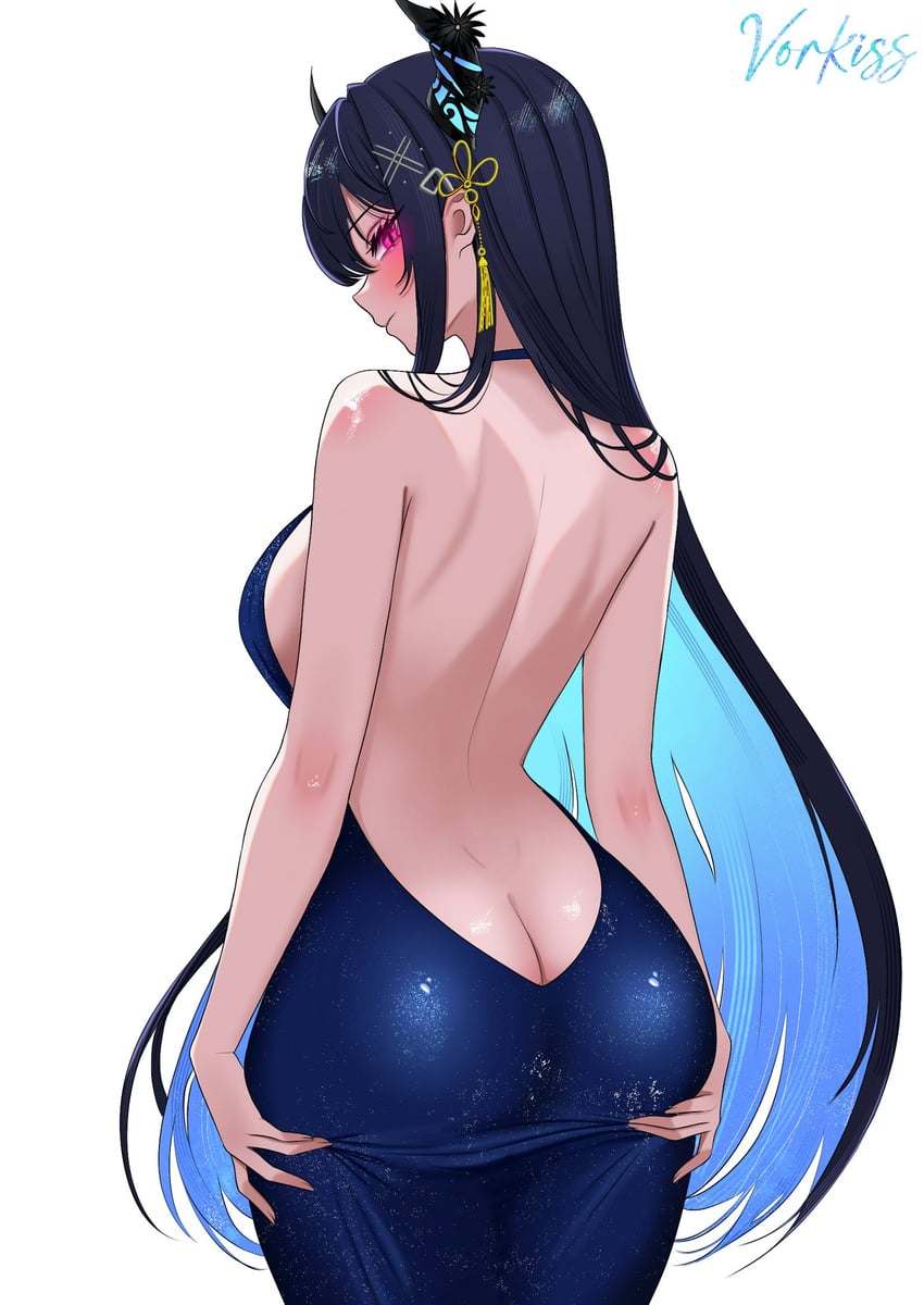 nerissa ravencroft (hololive and 1 more) drawn by vorkiss
