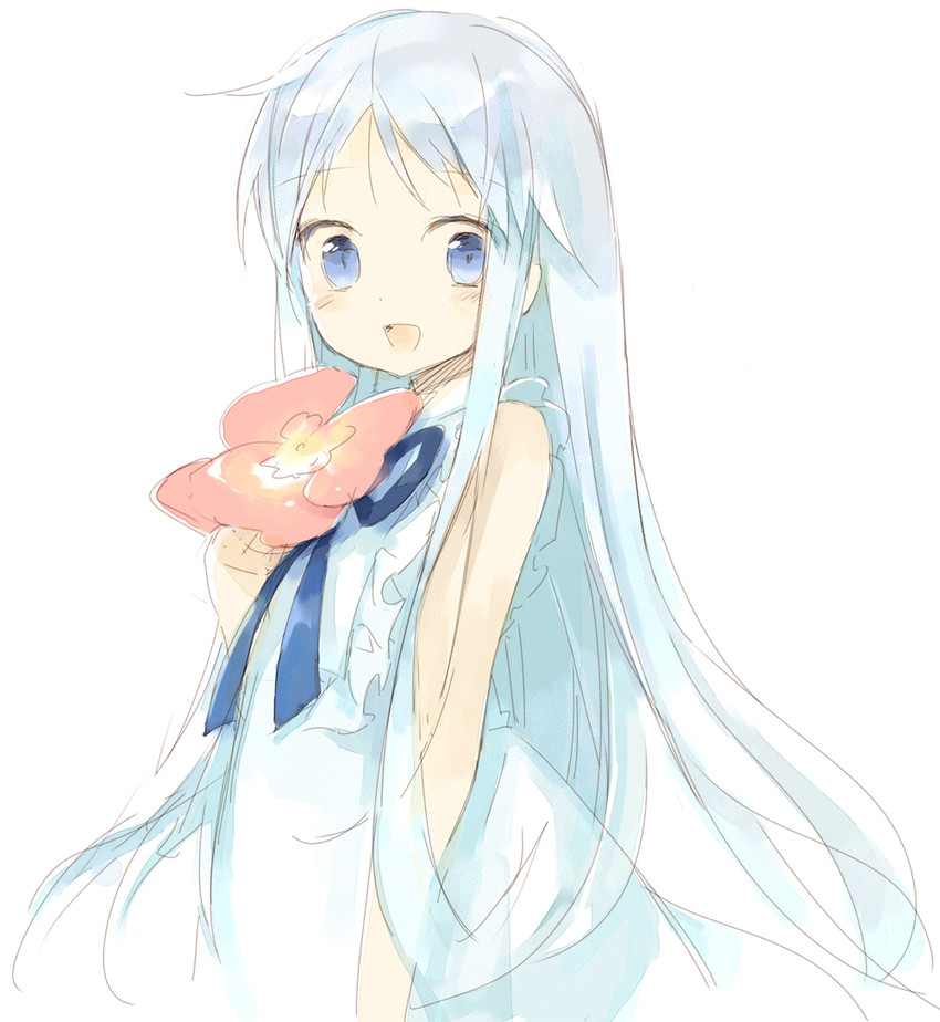 honma meiko (ano hi mita hana no namae wo bokutachi wa mada shiranai.) drawn by fujiyama
