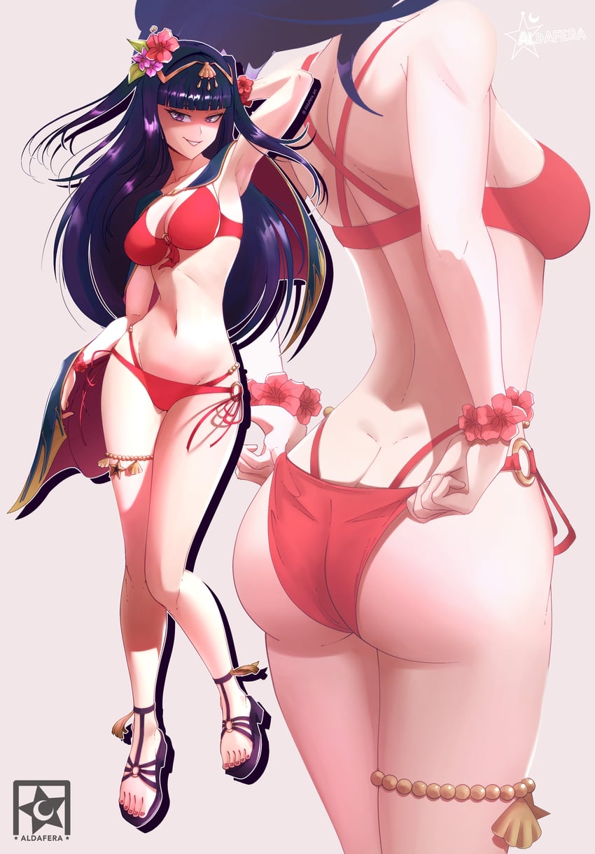 tharja (fire emblem and 2 more) drawn by aldafera_art