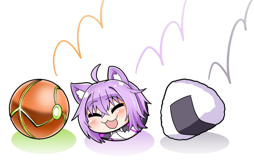 nekomata okayu and samus aran (hololive and 1 more) drawn by kawara_hajime