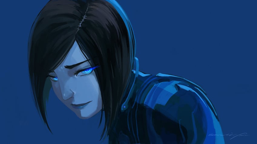 cortana (halo and 1 more) drawn by stellarstatelogic