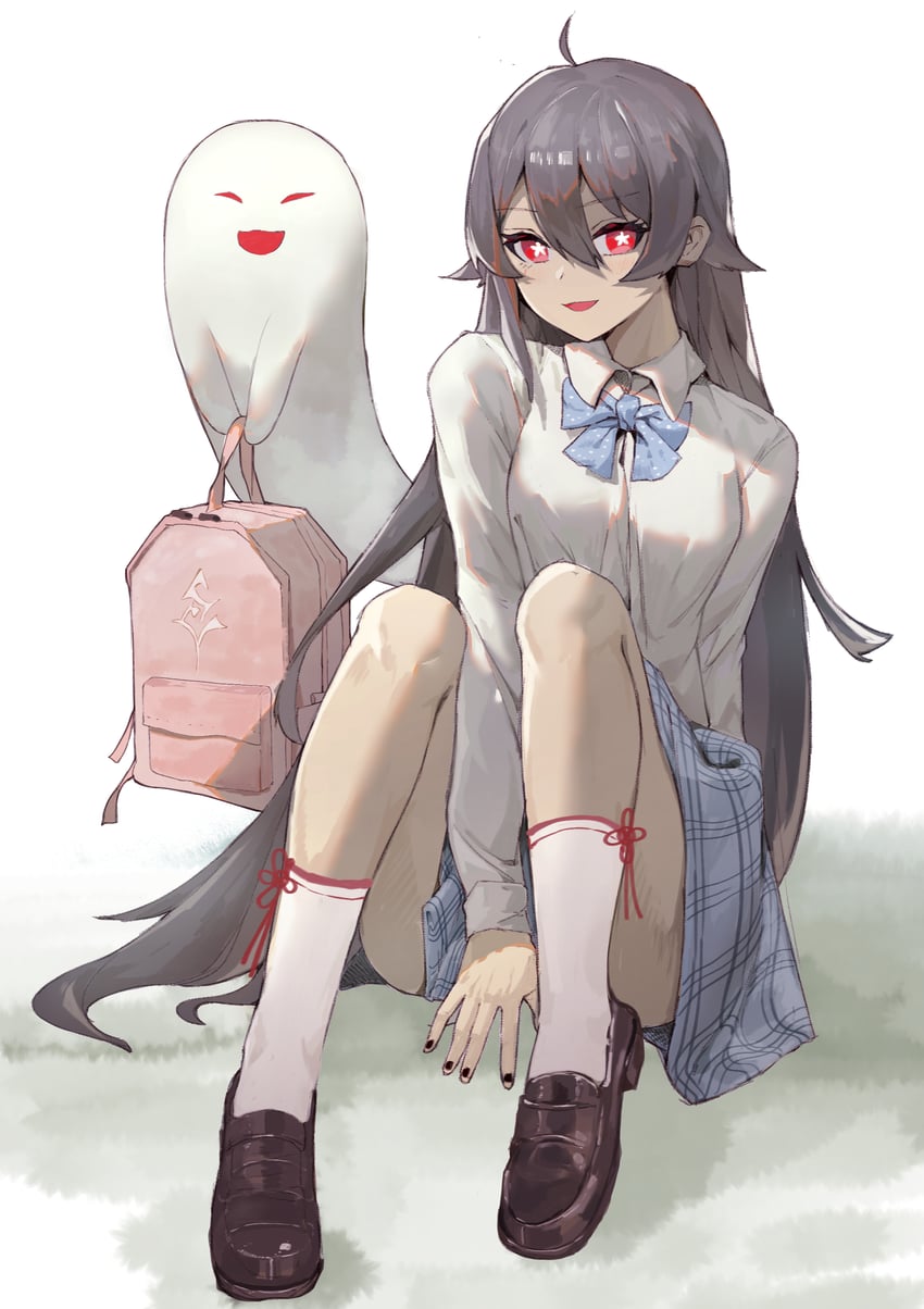 hu tao and boo tao (genshin impact) drawn by ningmeng_chamao