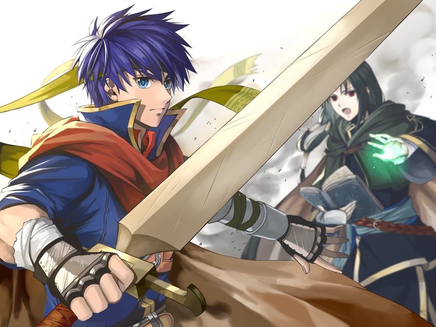 ike and soren (fire emblem and 1 more) drawn by delsaber