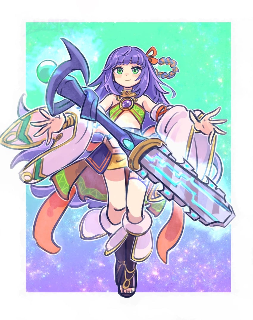 ib, crowned by the world chalice, and world legacy - world key (yu-gi-oh!) drawn by 250en_remon