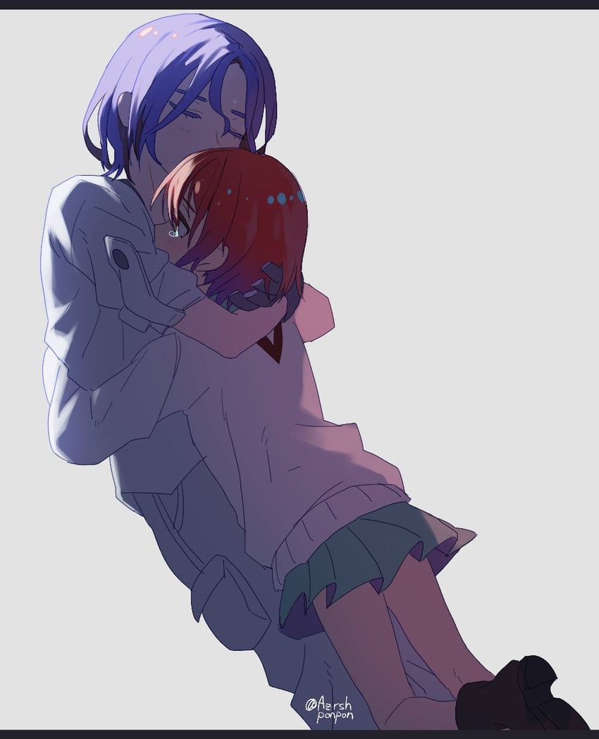 amate yuzuriha and shuji ito (gundam and 1 more) drawn by azrshponpon
