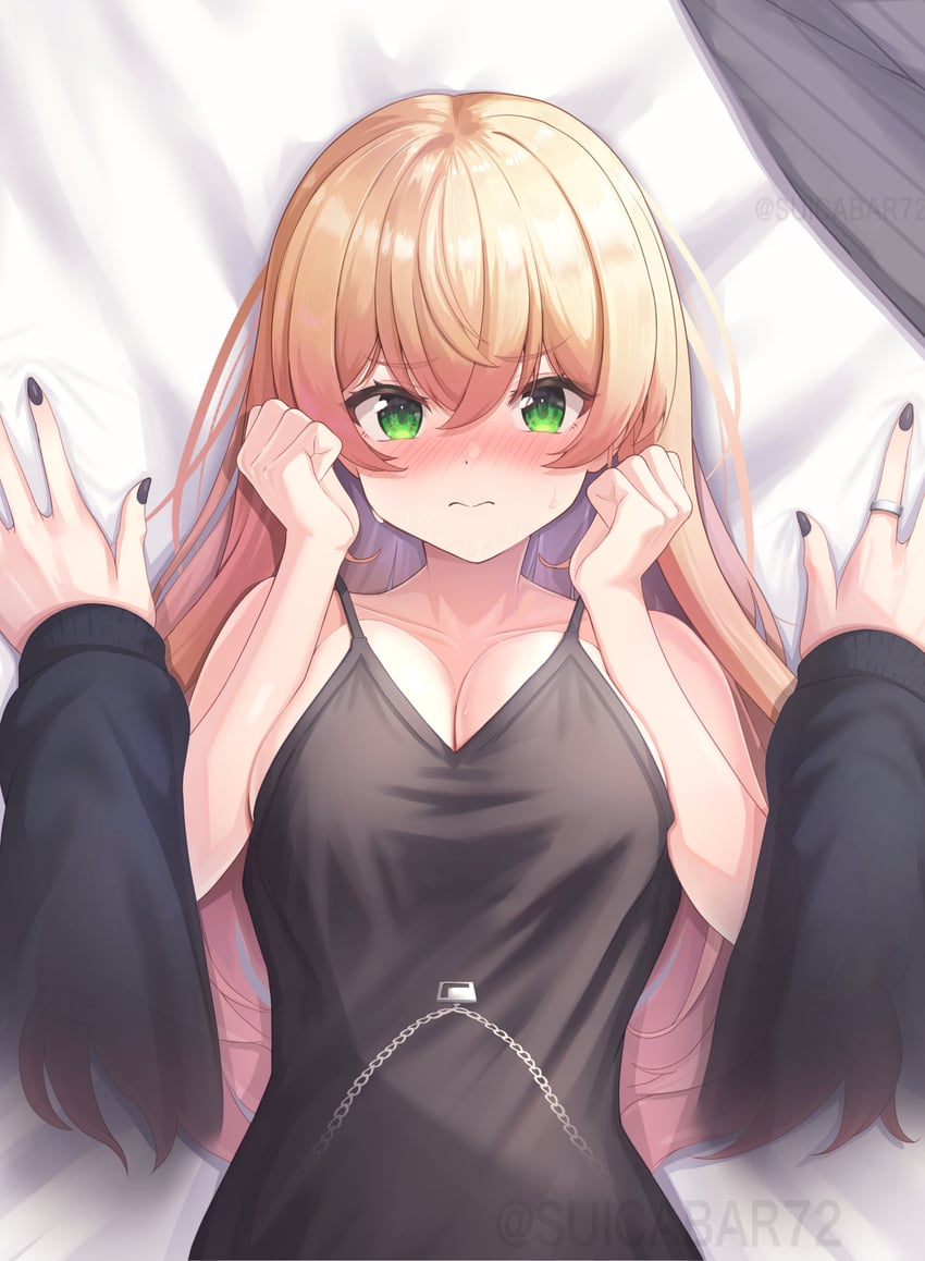 momosuzu nene and hiodoshi ao (hololive and 1 more) drawn by suicabar72