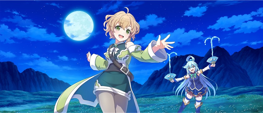 aqua and cielo (kono subarashii sekai ni shukufuku wo! and 1 more)