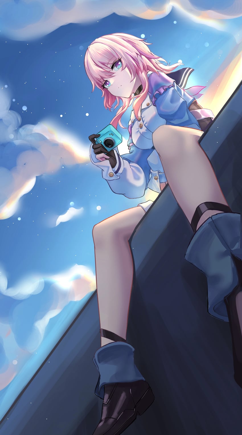 march 7th (honkai and 1 more) drawn by iras17514