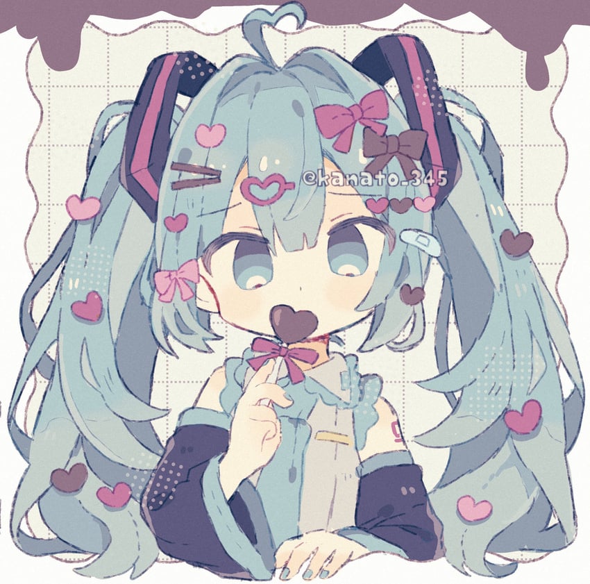 hatsune miku (vocaloid) drawn by kanamochi_kanato