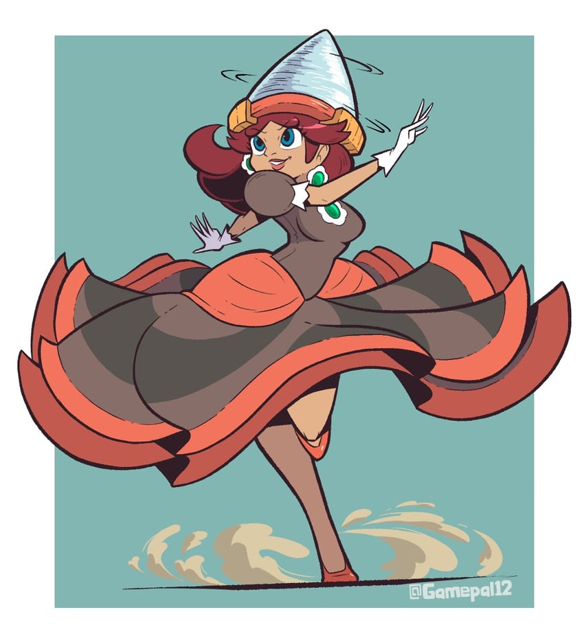 princess daisy and drill daisy (mario and 1 more) drawn by gamepal