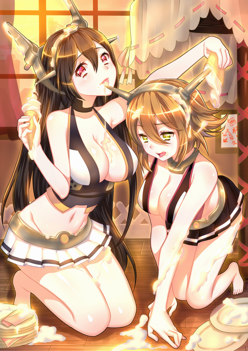 nagato and mutsu (kantai collection) drawn by sora_72-iro