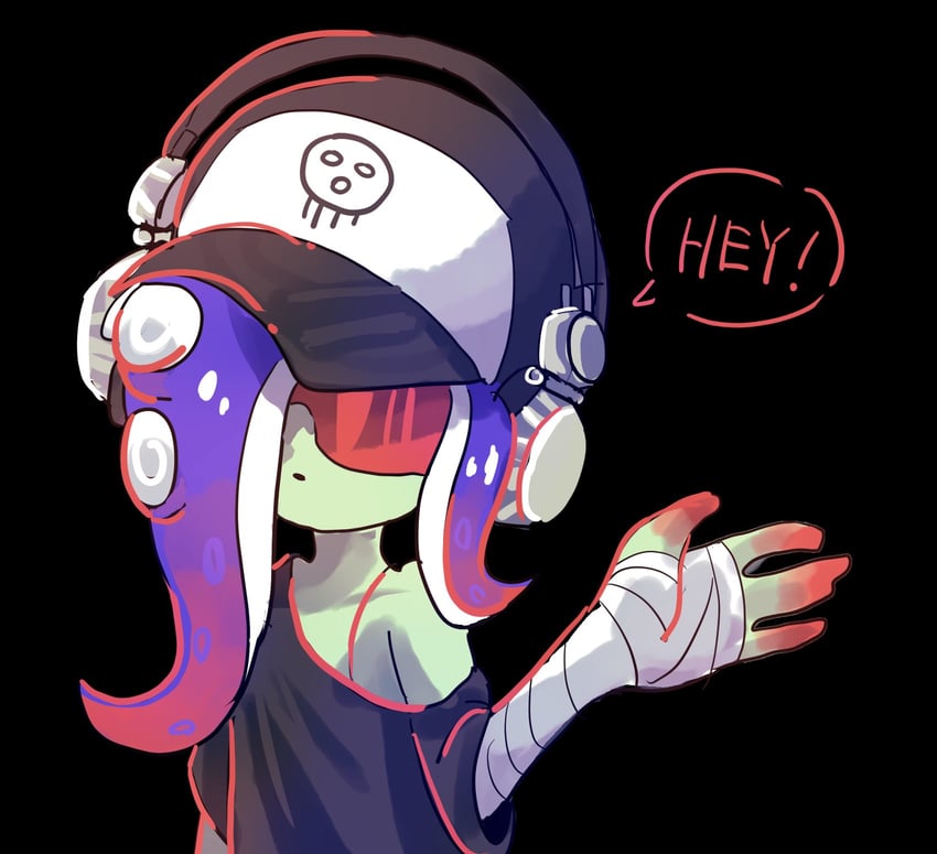 dedf1sh (splatoon and 4 more) drawn by konpeto_(kon_suzugitune)