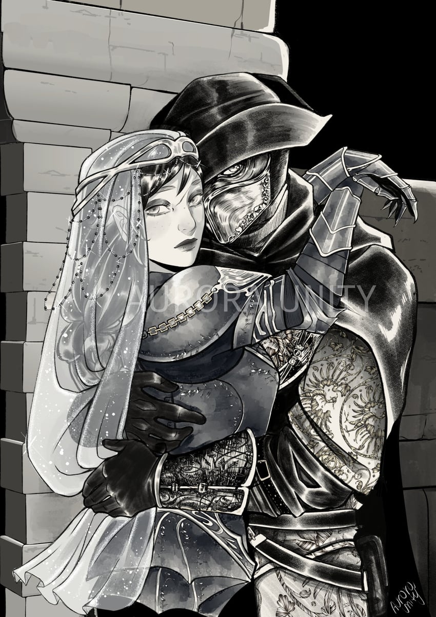 leonhard (dark souls and 1 more) drawn by aurora_unity