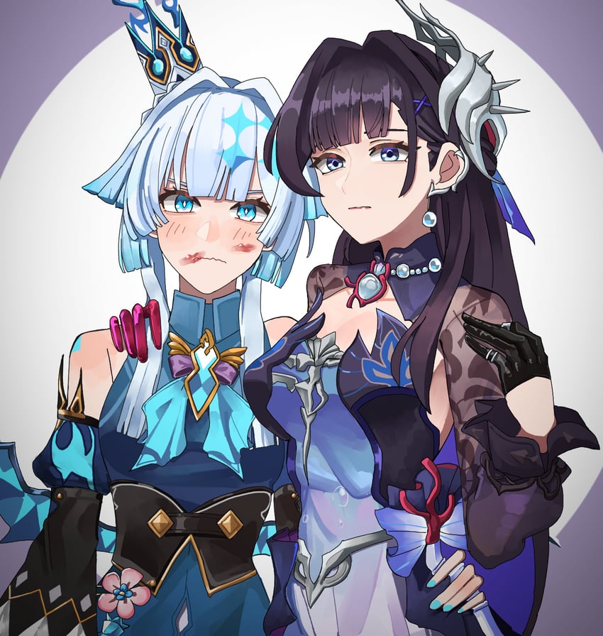 cerydra and hysilens (honkai and 1 more) drawn by capkal