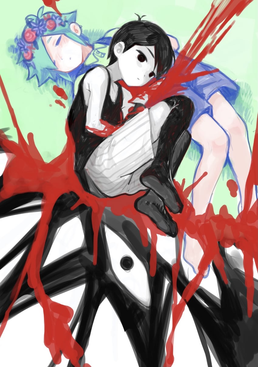 omori, basil, and something (omori) drawn by echigoya_takeru
