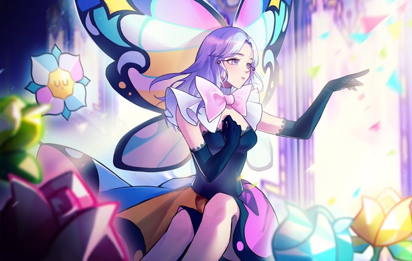 sugar glass cookie and nectar delight (cookie run and 1 more) drawn by kano_sakiko