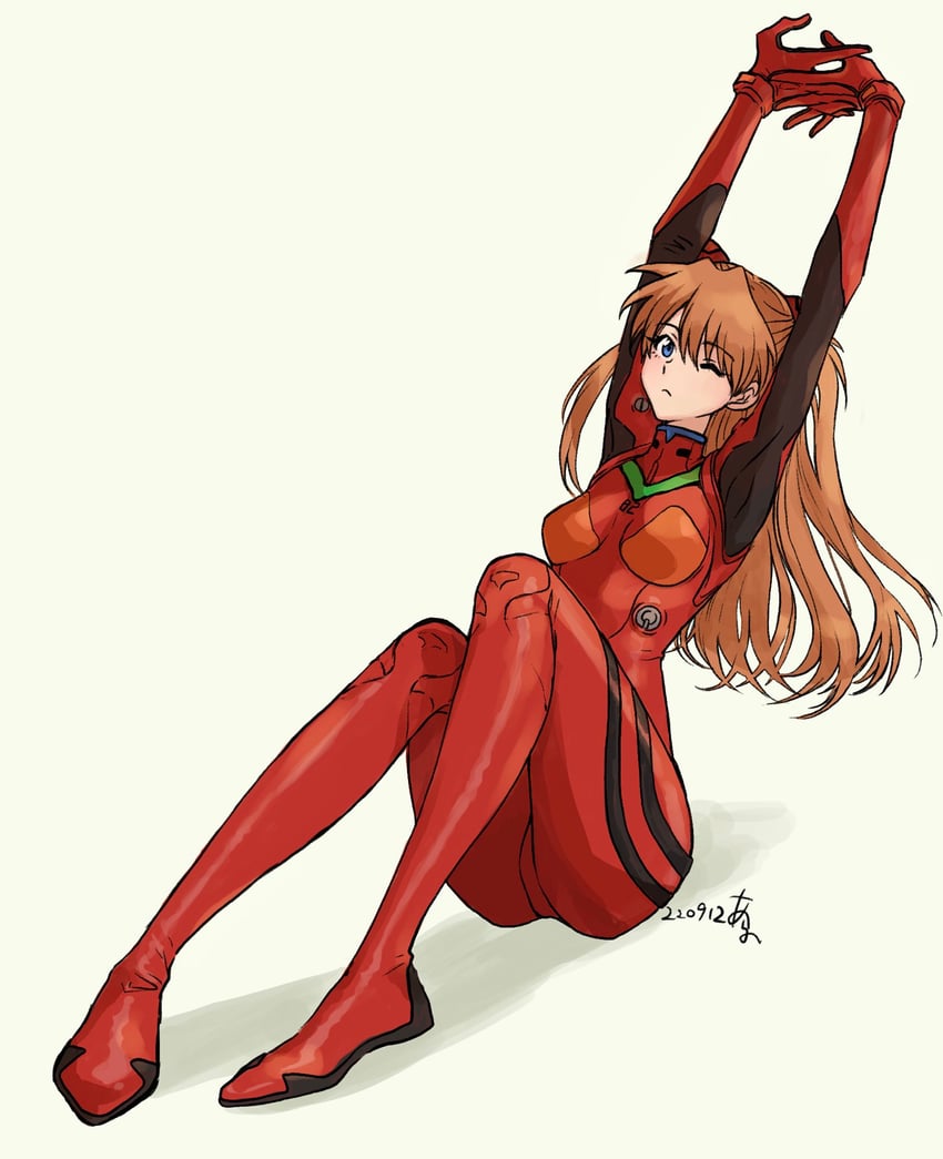 souryuu asuka langley (neon genesis evangelion) drawn by arano_nknk