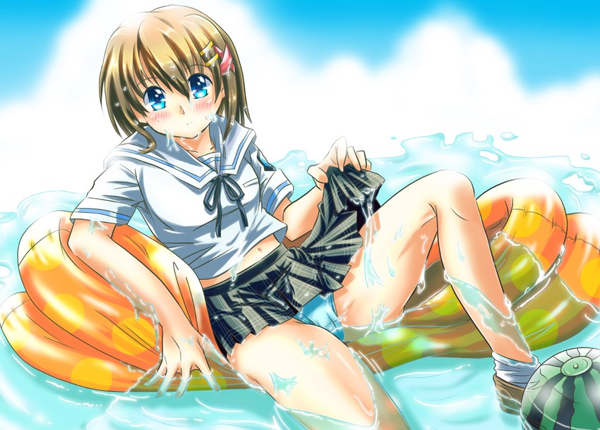 yagami hayate (lyrical nanoha and 2 more) drawn by san-pon