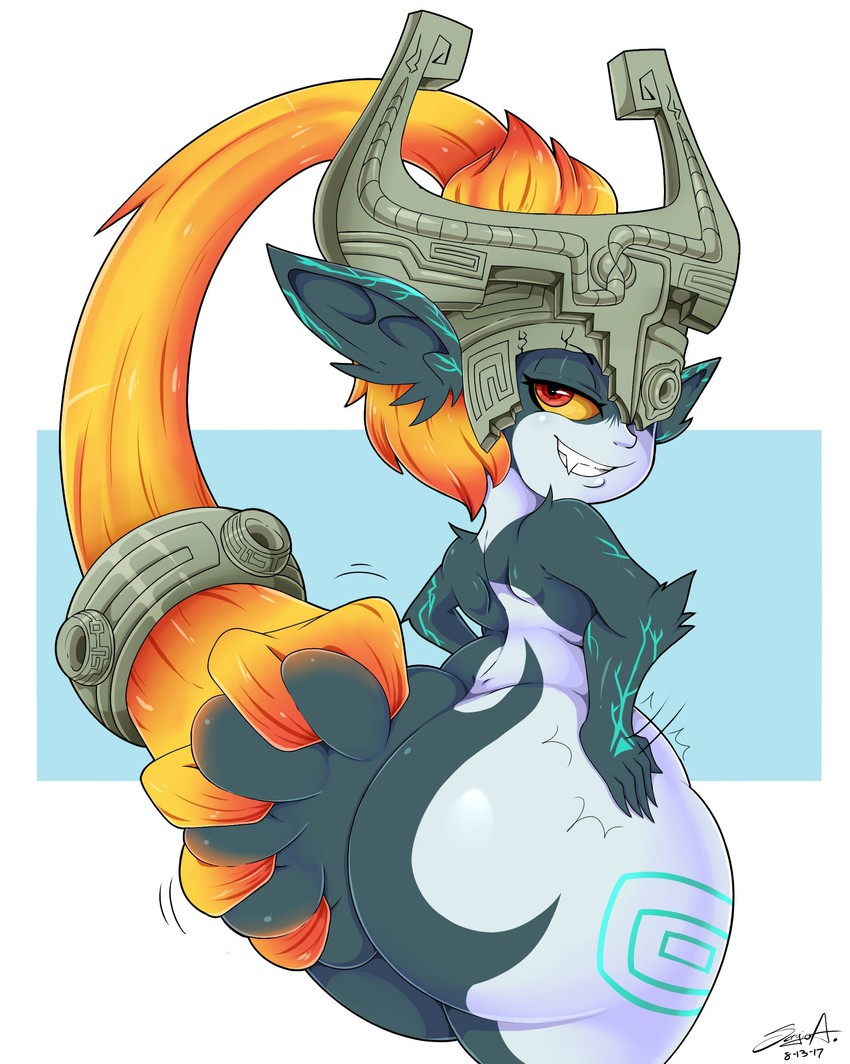 midna (the legend of zelda and 1 more) drawn by mehlewds