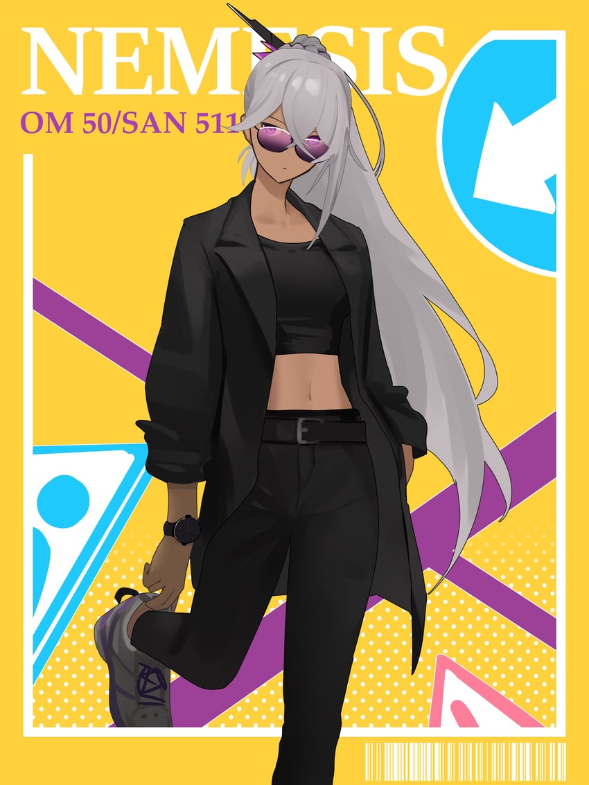 nemesis (girls' frontline and 1 more) drawn by myticalcat