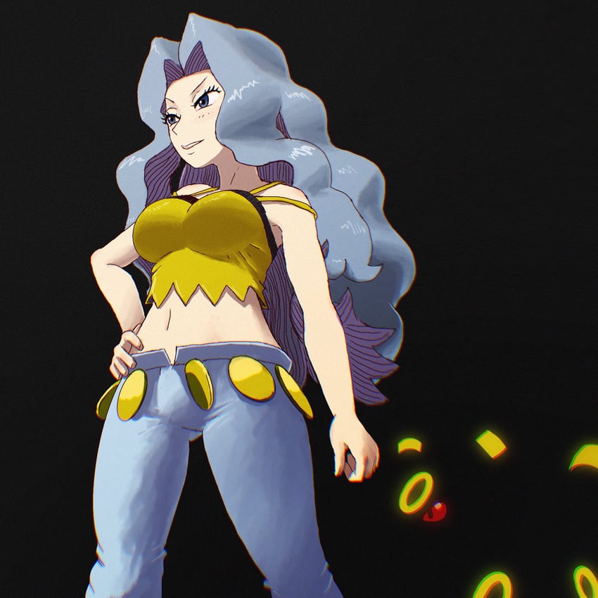 umbreon and karen (pokemon and 1 more) drawn by kaeru_boiler