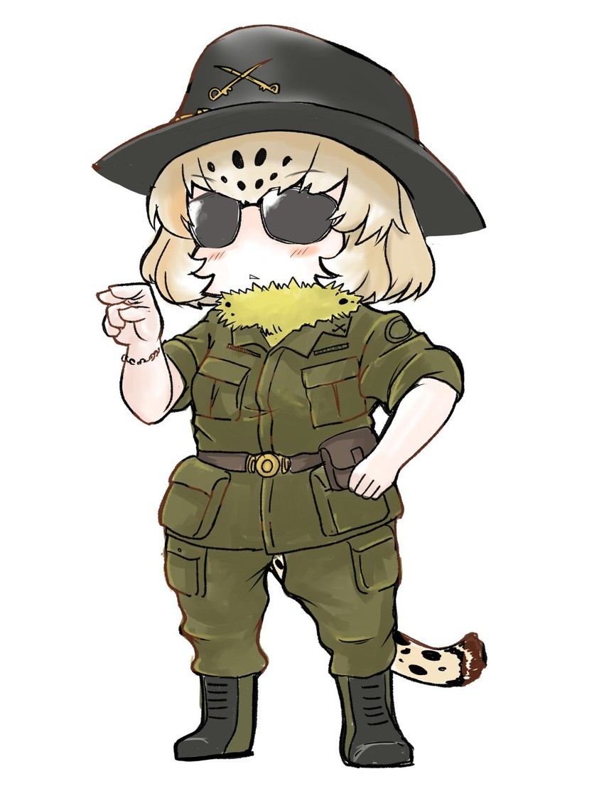 jaguar (kemono friends and 1 more) drawn by nenkou-san