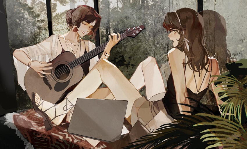 southern italy and spain (axis powers hetalia) drawn by musan312