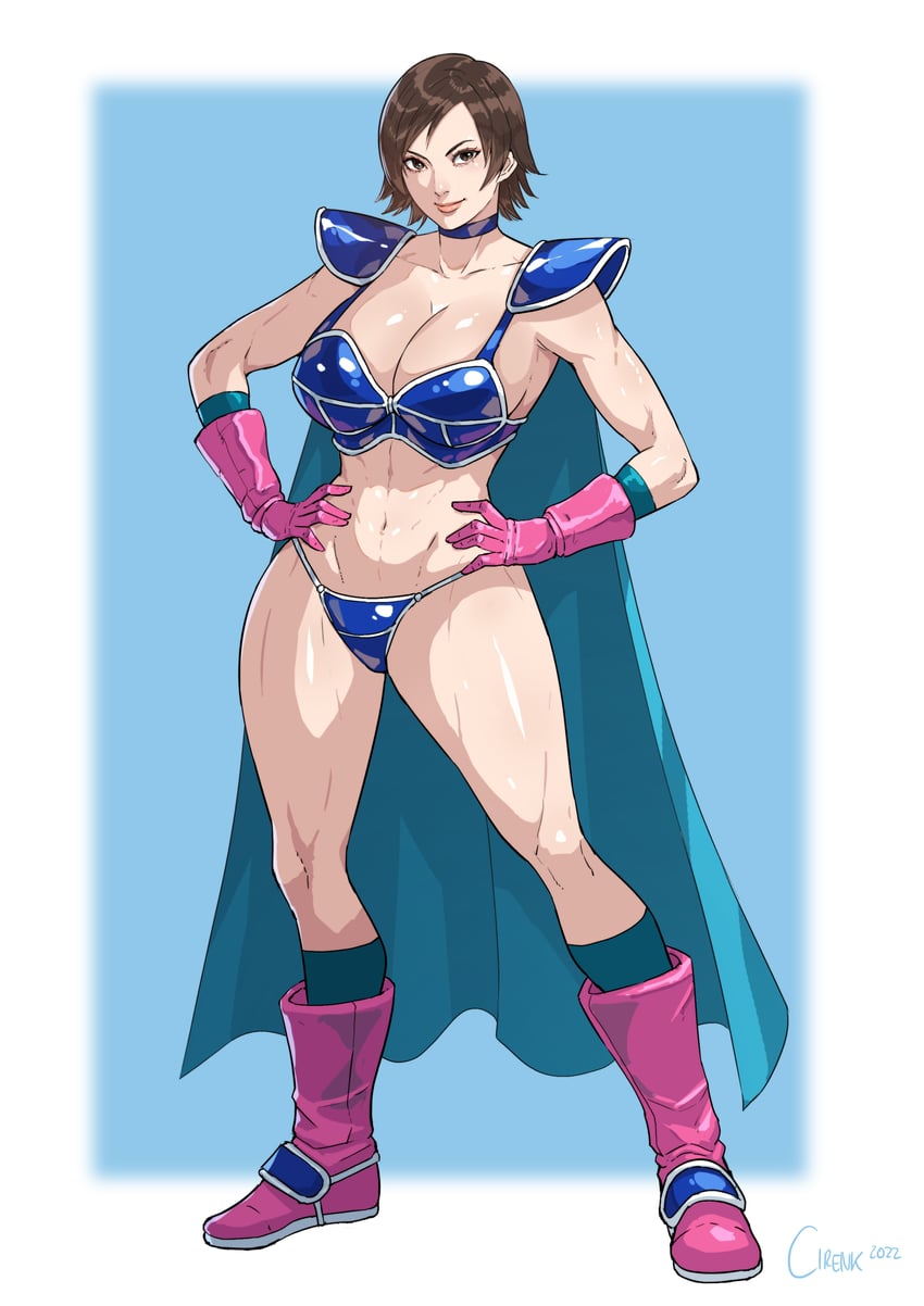 chi-chi and kazama asuka (dragon ball and 1 more) drawn by cirenk