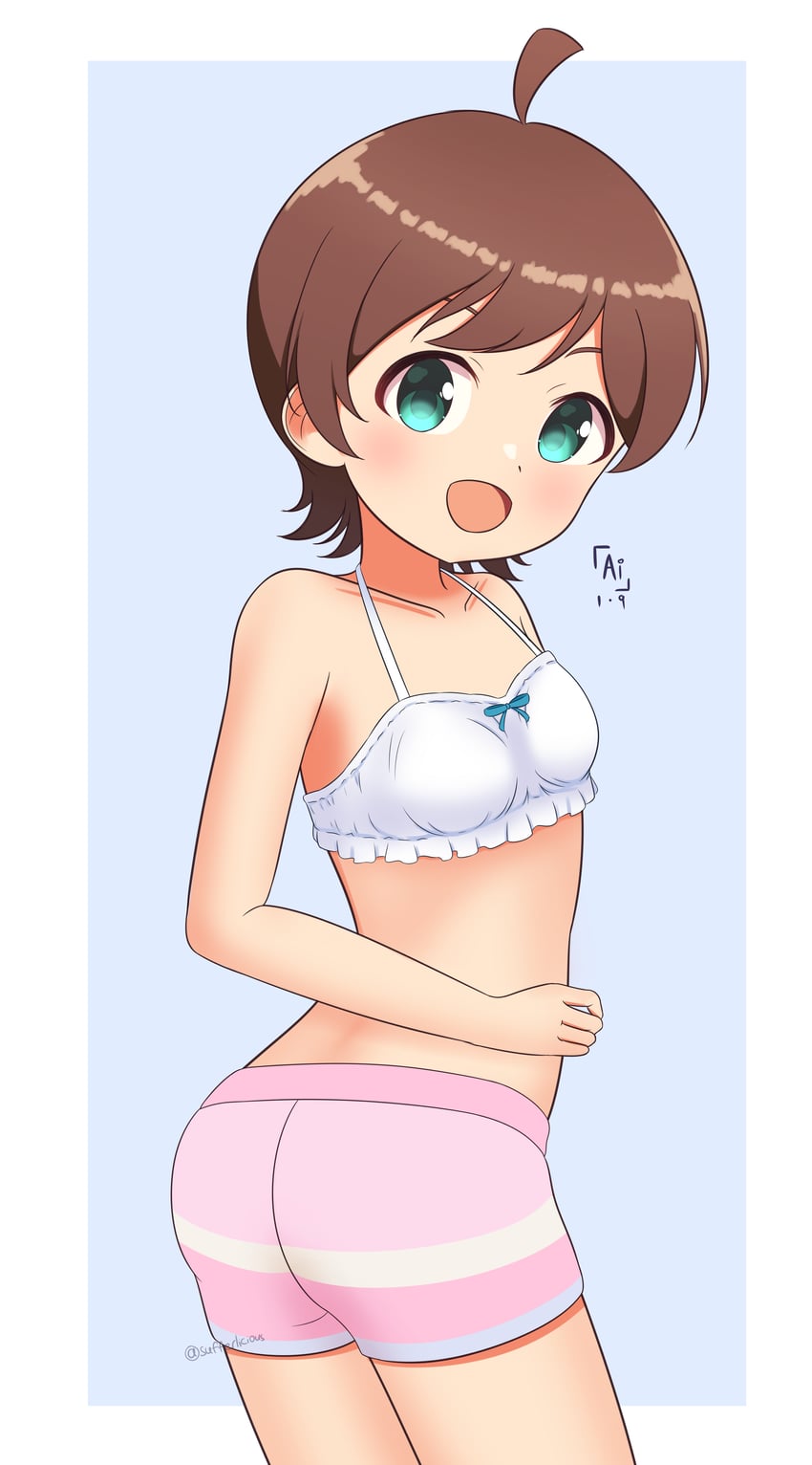 kinoshita hinata (idolmaster and 2 more) drawn by ai_haruka