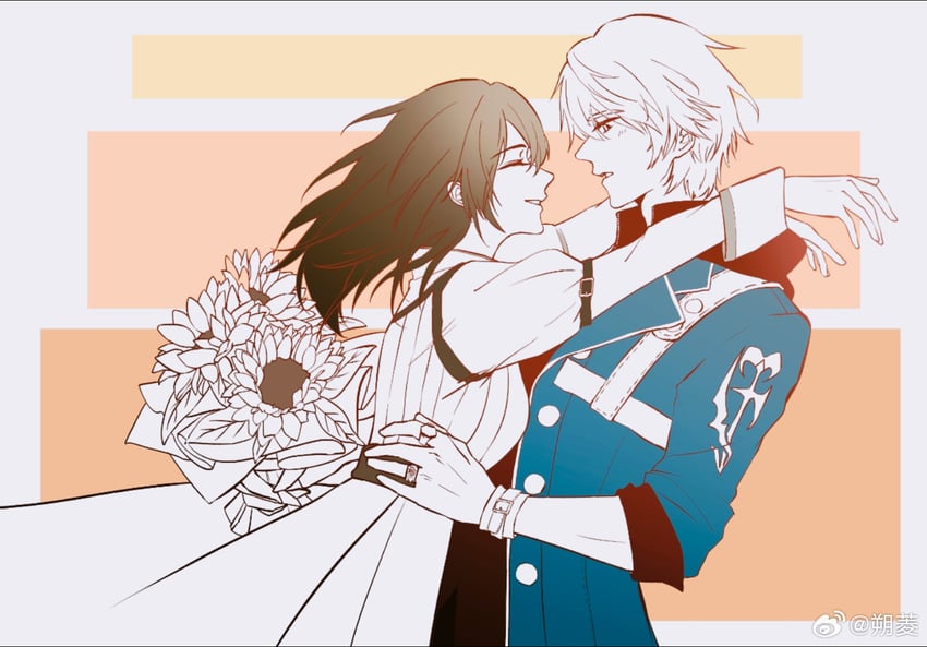 nero and kyrie (devil may cry and 1 more) drawn by shuo_ling