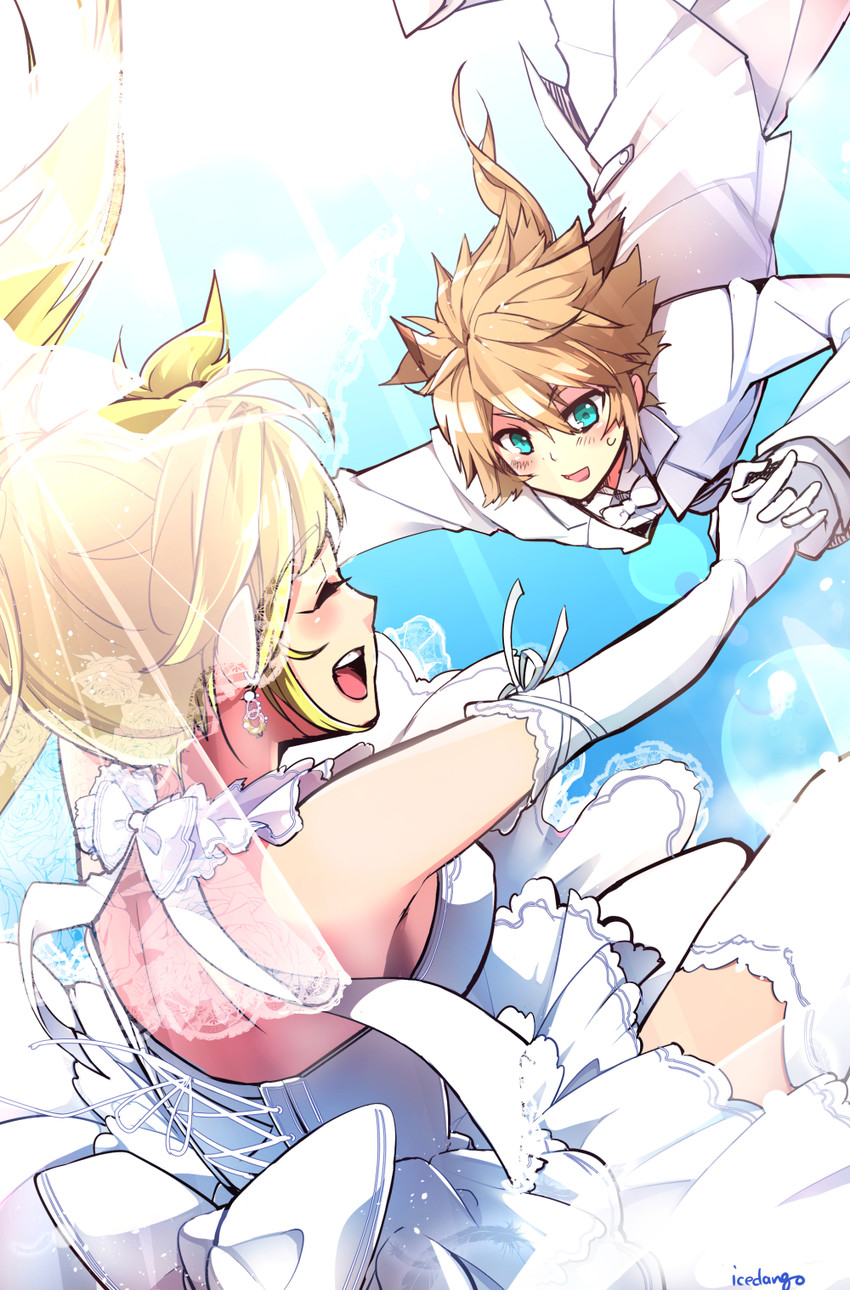 rena erindel, chung seiker, wind sneaker, and tactical trooper (elsword) drawn by icedango_(dpopic3)