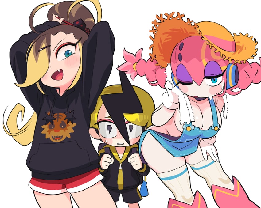 bommina and fukumoto ginko (original and 1 more) drawn by gashi-gashi