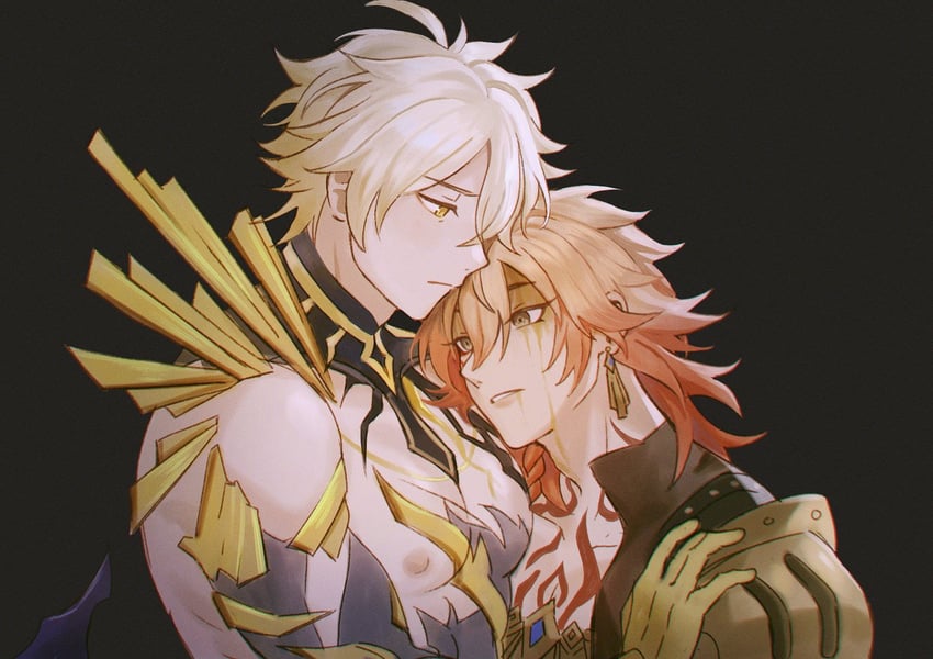 phainon and mydei (honkai and 1 more) drawn by dadadabibadum