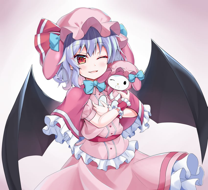 remilia scarlet and my melody (touhou and 2 more) drawn by s_vileblood