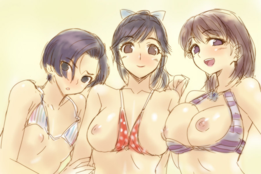 anegasaki nene, kobayakawa rinko, and takane manaka (love plus) drawn by michael_f91