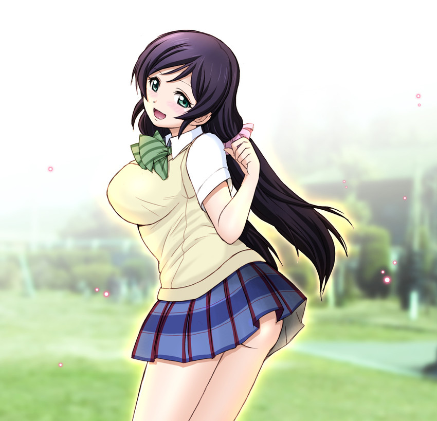 tojo nozomi (love live! and 1 more) drawn by harukigenia