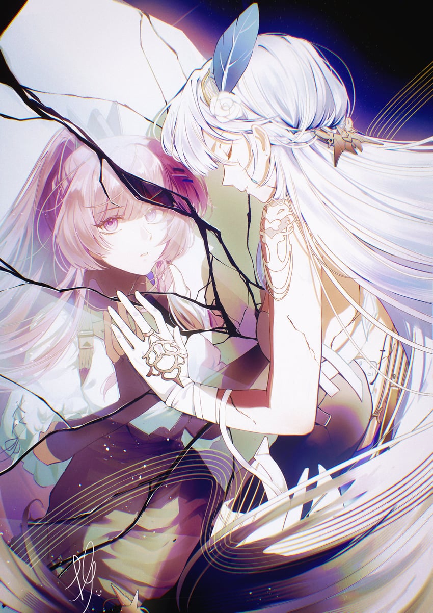 selena and selena: pianissimo (punishing: gray raven) drawn by scuro