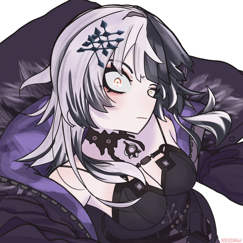 shiori novella (hololive and 1 more) drawn by maikerufdraws