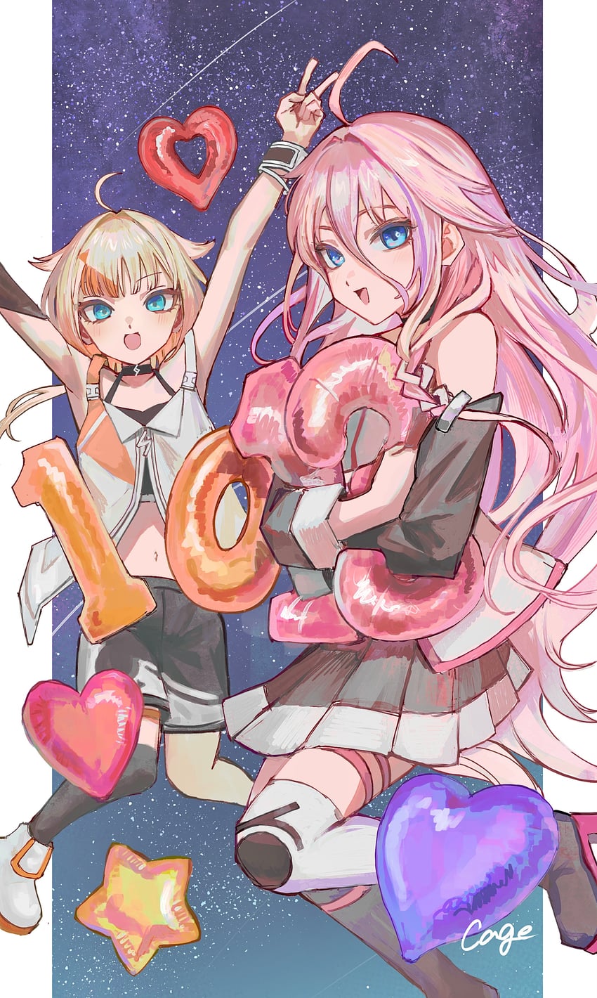 ia and one (vocaloid and 1 more) drawn by vang_09