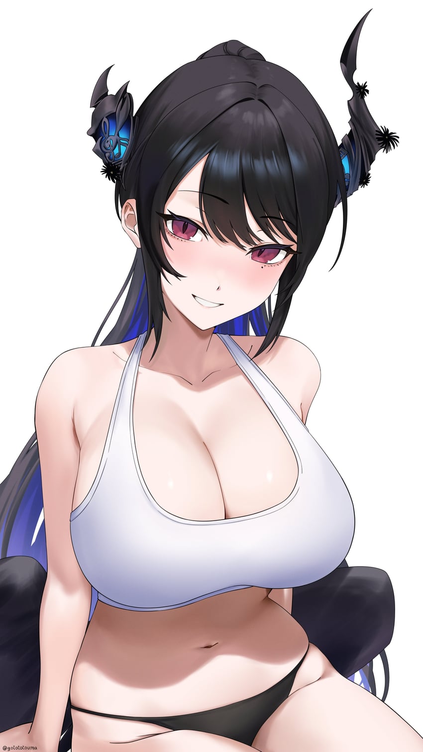 nerissa ravencroft (hololive and 1 more) drawn by gototo_touma