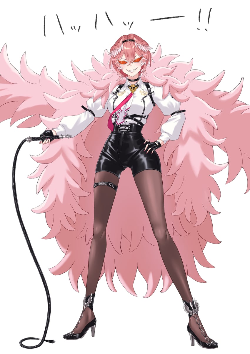 takane lui and donquixote doflamingo (hololive and 1 more) drawn by mary_is_mine